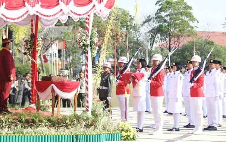 Peringati HUT RI, Wagub Kalteng Ingatkan Perjuangan Pendahulu