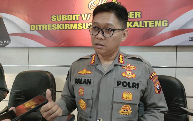 Kabid Humas Polda Kalteng Kombes pol Erlan Munaji (Foto : Pathur)