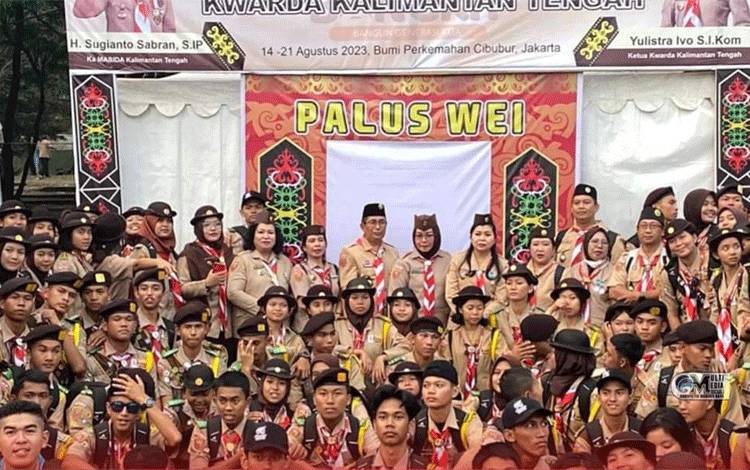 Wabup Murung Raya Hadiri Upacara Hari Pramuka di Cibubur