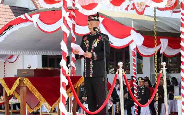 Bupati Gunung Mas Ajak Semua Pihak Tingkatkan Kewaspadaan Karhutla