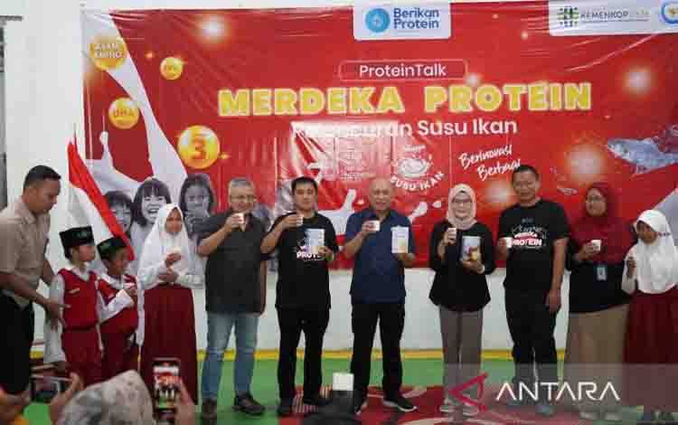 KKP-KemenKop UKM Luncurkan Produk Susu Ikan sebagai Bentuk Hilirisasi