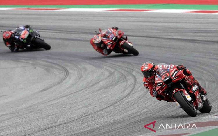 Bagnaia Rebut Pole MotoGP Austria Bersaing Ketat Dengan Vinales