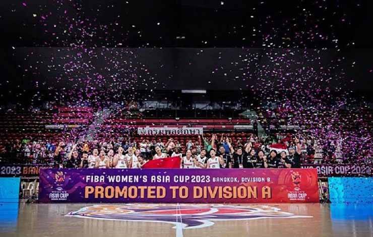 Timnas Putri Cetak Sejarah Lagi, Pertama Tembus Divisi A Basket Asia
