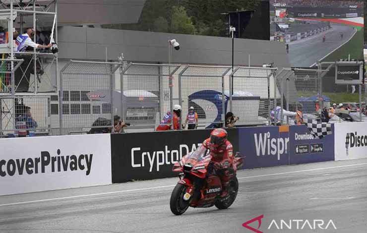 Bagnaia Sempurnakan Hari Kedua MotoGP Austria dengan Kemenangan Sprint