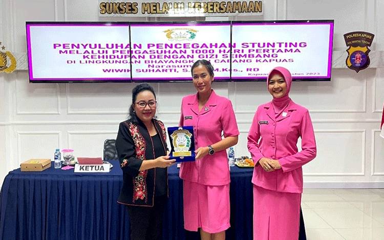 Bhayangkari Cabang Kapuas Rutin Lakukan Pertemuan Setiap Bulan, ini Tujuannya