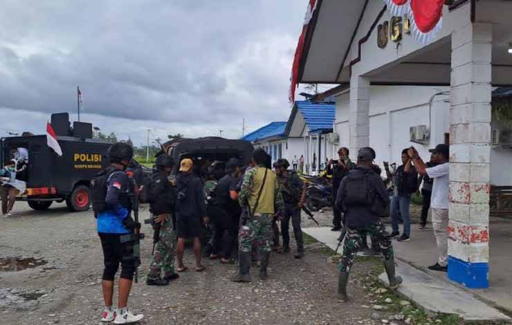 Satu Anggota Marinir Meninggal dalam Kontak Tembak dengan KKB di Dekai