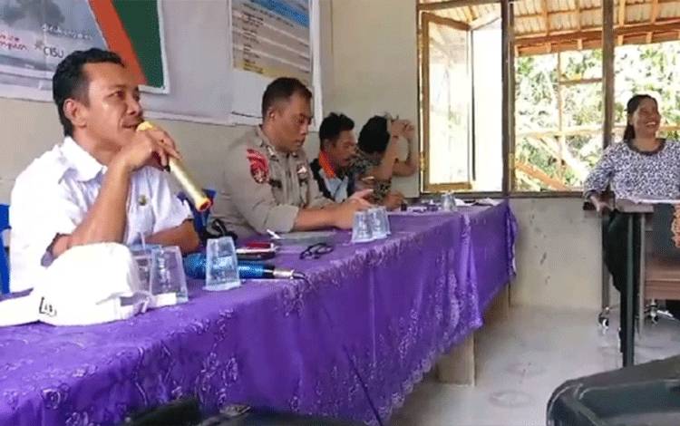 Kades Tumbang Mangkutup Buka Sosialisasi Fasilitasi Penguatan Ketahanan Pangan