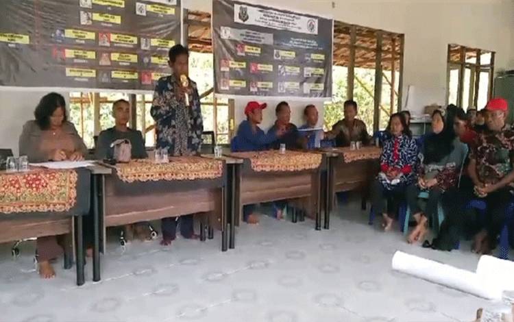 Ini Harapan Kades Tumbang Mangkutup dari Sosialisasi Fasilitasi Penguatan Ketahanan Pangan
