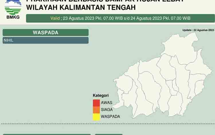 Statmet Kelas I Tjilik Riwut: Selama Tabligh Akbar Cuaca Umumnya Berawan