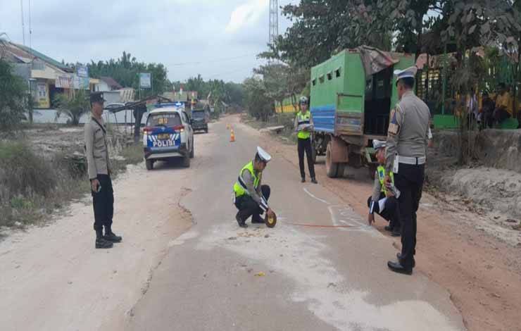 Pelajar SMP Meninggal Seusai Dilindas Truk Tangki di Parenggean