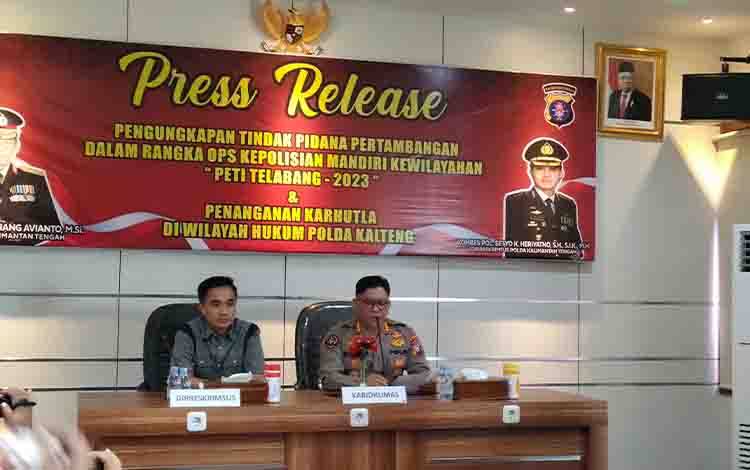 Polda Kalteng Tangkap 34 Terduga Pelaku Pertambangan Ilegal Sejak Januari - Agustus