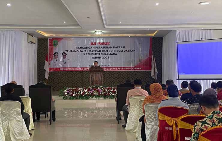 Pemkab Sukamara Laksanakan Uji Publik Rancangan?Peraturan Daerah Tentang Pajak dan Retribusi Daerah
