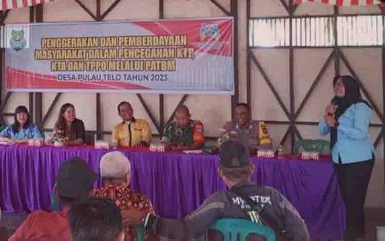 Unit PPA Satreskrim Polres Kapuas Sosialisasi TPPO ke Tenaga Pendidik dan Ketua RT
