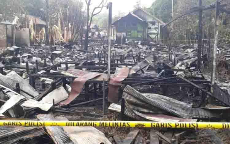 Penyebab Kebakaran 5 Rumah di Kota Besi Diduga Korsleting Listrik