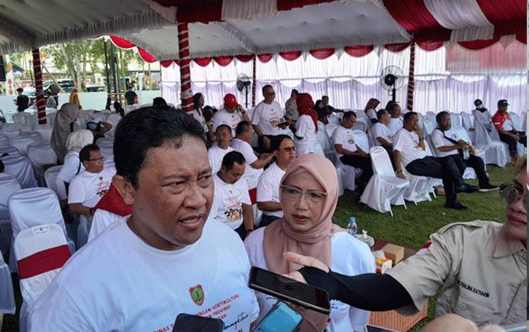Dihantui ISPA, Wagub Kalteng Siagakan Satgas Karhutla dan Faskes