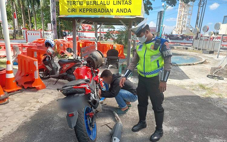 Satlantas Polresta Palangka Raya Gelar Patroli Simpatik