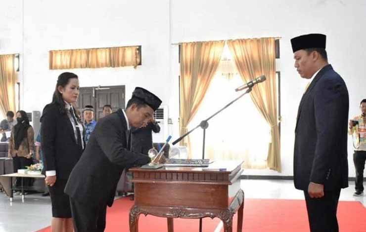Bupati Lamandau Kukuhkan 3?Koordinator WKBP dan?36?Kepsek