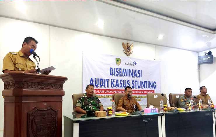 Disdalduk KB P3A Barito Utara Gelar Pertemuan Diseminasi Audit Kasus Stunting
