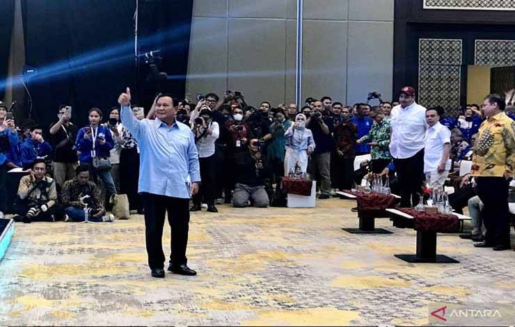 Prabowo Minta Kader Partai Pendukung Sabar soal Bakal Cawapres