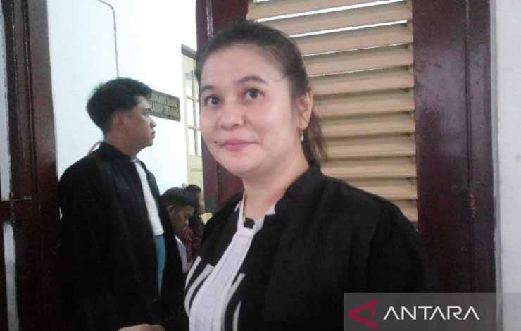 JPU Kejaksaan Tinggi Sumatera Utara Sri Delyanti. (ANTARA/M Sahbainy Nasution)