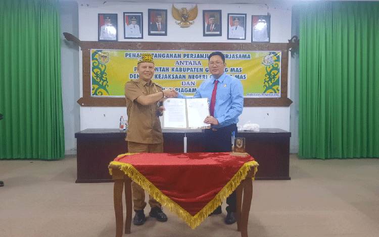 MoU Pemkab Gumas dengan Kejaksaan Negeri Optimalkan Pelaksanaan Bidang Perdata dan Tata Usaha Negara