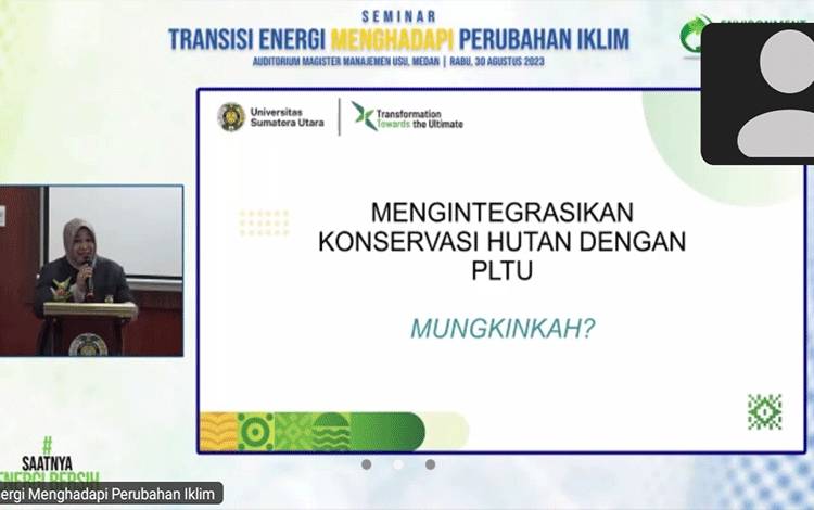 Profesor USU ini Yakini Integrasi Konservasi Hutan-PLTU Mampu Capai Keseimbangan