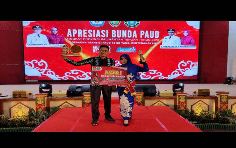 Bunda PAUD Mentaya Hulu Juara Satu Tingkat Provinsi
