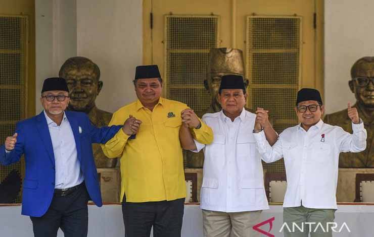 LSI Denny JA: Elektabilitas Partai Koalisi Prabowo Capai 39 persen