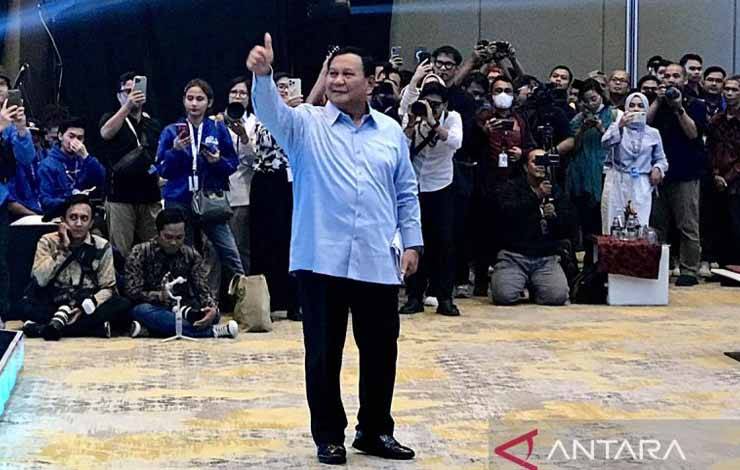 Survei LSI Sebut Prabowo Unggul pada Top of Mind Capres