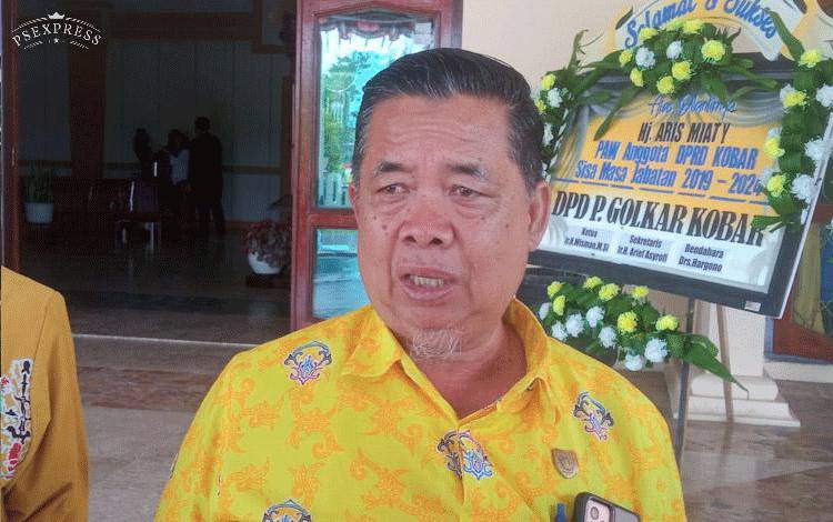 Ini Harapan Ketua DPD Partai Golkar Kobar Usai PAW Anggota?Fraksi Partainya di DPRD?