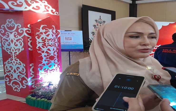 Kepala Dinas Kebudayaan dan Pariwisata Provinsi Kalimantan Tengah,?Adiah Chandra Sari (Foto:Marini)