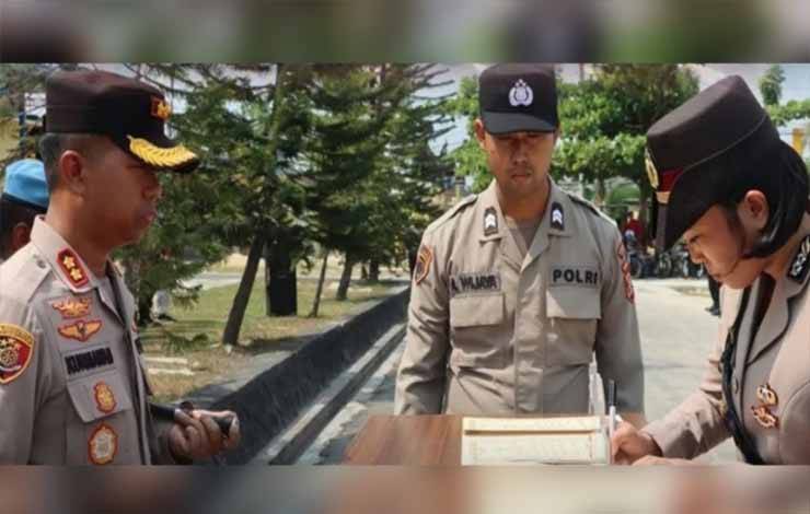 Kapolres Kapuas Pimpin Upacara Pelantikan Kasatlantas