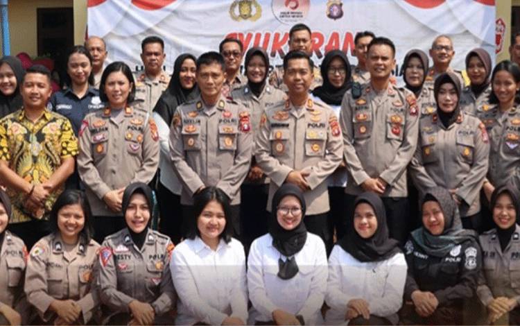 Ini Pesan Kapolres Kapuas Terhadap Polwan Saat Syukuran Hari Jadi ke-75 Polisi Wanita