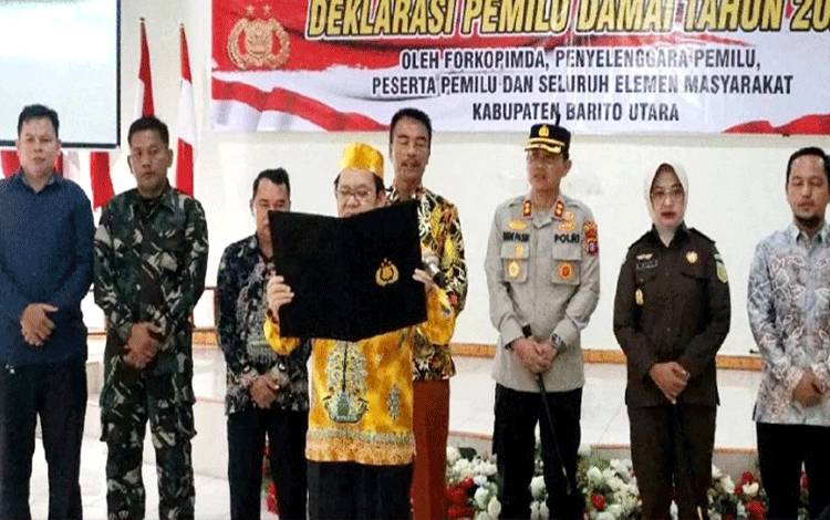 Bupati Barut Harapkan Pemilu Serentak 2024 Berjalan Aman dan Lancar