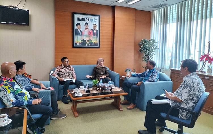 Rombongan Pemprov Kalteng, saat Kunjungan Kerja ke Laboratorium Inovasi (Labinov) Lembaga Administrasi Negara Republik Indonesia (LAN RI). (FOTO: IST)