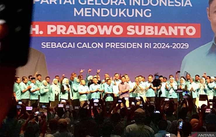 Partai Gelora Resmi Dukung Prabowo Maju Pilpres 2024