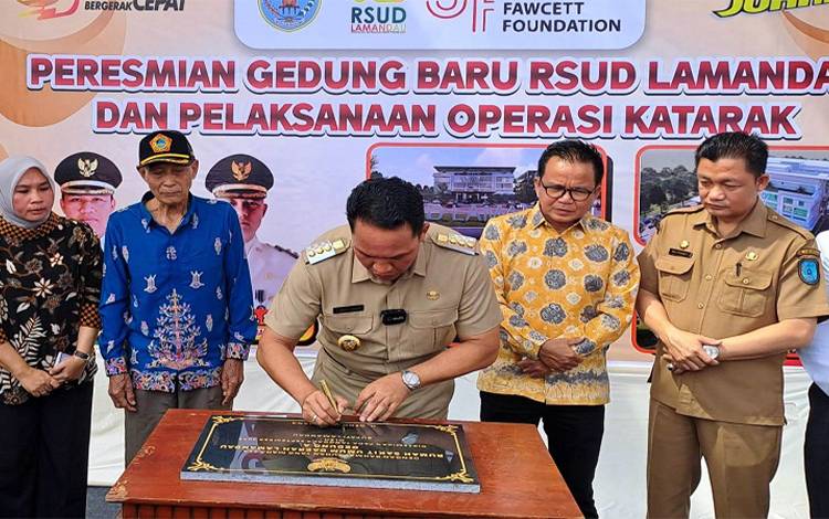 Gedung Mewah RSUD Lamandau Diresmikan Bupati Hendra Lesmana  ?