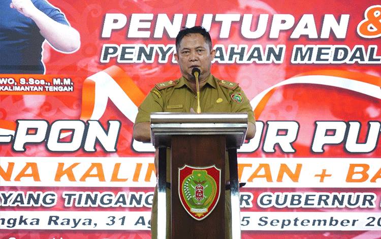 Tutup Pra PON Catur Putra Kalimantan-Bali, Saiful Harap Efek Baik Bagi Kalteng