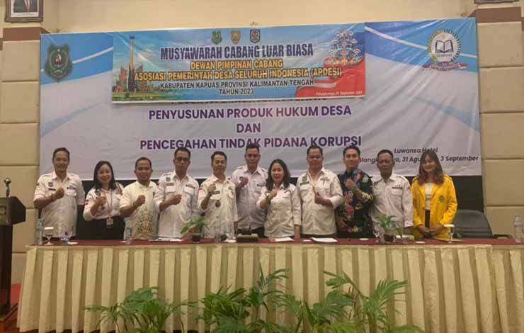 Hasil Muscablub, Ini Ketua DPC Apdesi Kabupaten Kapuas Terpilih