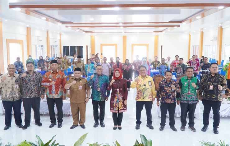 OJK Provinsi Kalimantan Tengah telah melaksanakan Rapat Koordinasi Tim Percepatan Akses Keuangan Daerah atau TPAKD Semester I Tahun 2023 se- Provinsi Kalimantan Tengah.(FOTO: Rilis OJK Kalteng)