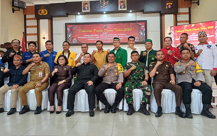 Polres Kotim Komitmen Sukseskan Pemilu Damai 2024