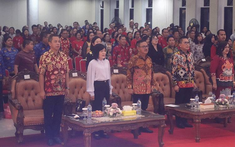 Bupati Pulang Pisau Menutup Secara Resmi Pesparawi Korpri IV Tingkat Provinsi Kalteng