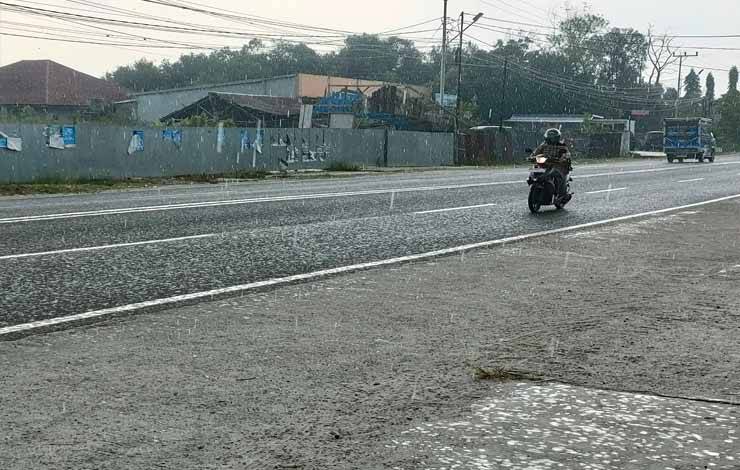 Sempat Terjadi Hujan di Kota Palangka Raya