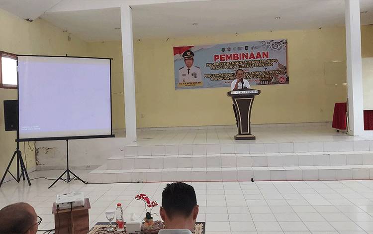 Ini Tujuan Dinas PMD Kapuas Gelar Pembinaan KPM Lokus Stunting