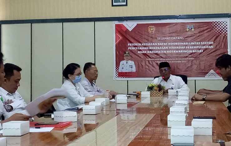 Rakor Lintas Sektor Pencegahan Kekerasan Terhadap Anak dan Perempuan di Kobar