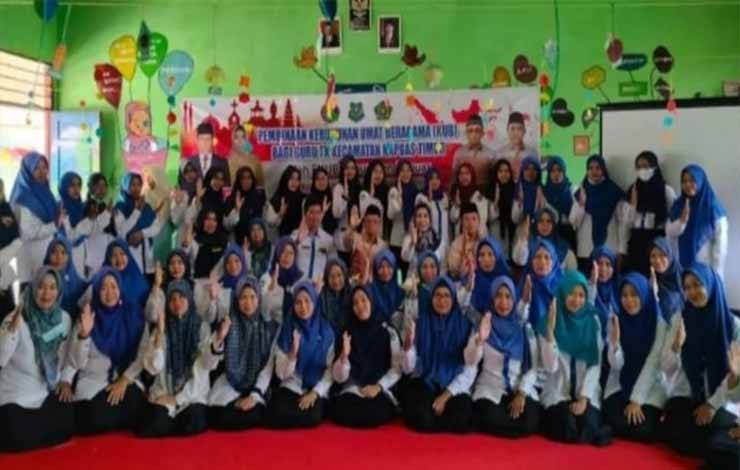 Guru TK di Kecamatan Kapuas Timur Diberikan Pembinaan FKUB Bersama Instansi Terkait