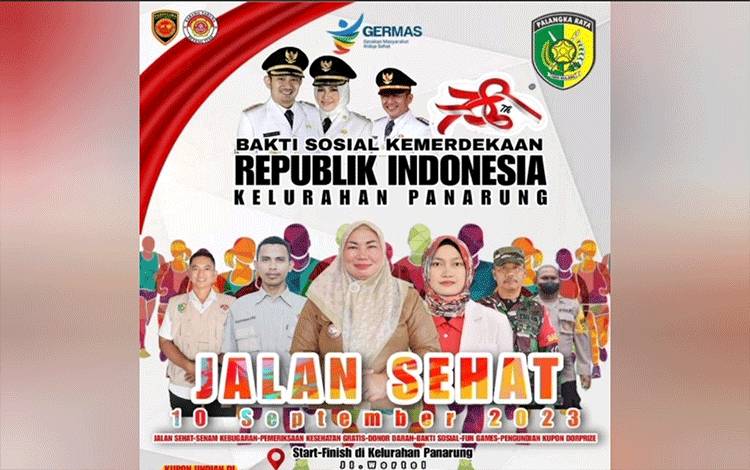 Ayo Ikuti Jalan Sehat Kelurahan Panarung
