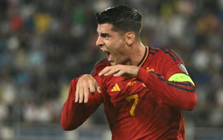 Trigol Alvaro Morata Warnai Kemenangan Telak Spanyol atas Georgia
