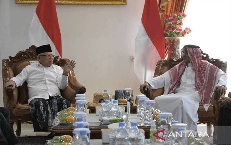 Wapres Bahas Kerja Sama Sektor Pendidikan dengan Dubes Arab