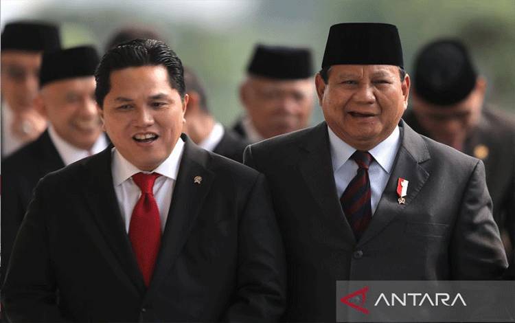 Survei: Erick Thohir Paling Potensial Dampingi Prabowo di Pilpres 2024